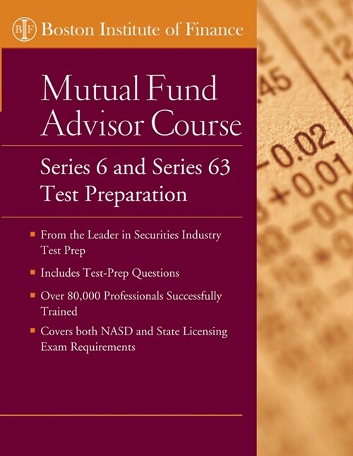 [eBook Code] The Boston Institute of Finance Mutual Fund Advisor Course (eBook Code, 1st)