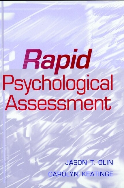 [eBook Code] Rapid Psychological Assessment (eBook Code, 1st)