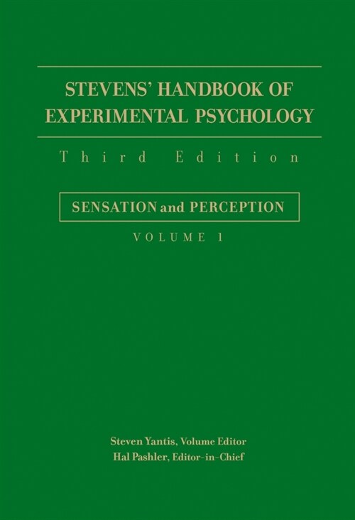 [eBook Code] Stevens Handbook of Experimental Psychology, Sensation and Perception (eBook Code, 3rd)