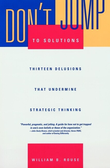 [eBook Code] Dont Jump to Solutions (eBook Code, 1st)