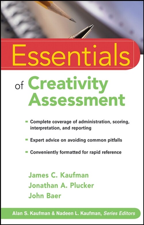 [eBook Code] Essentials of Creativity Assessment (eBook Code, 1st)