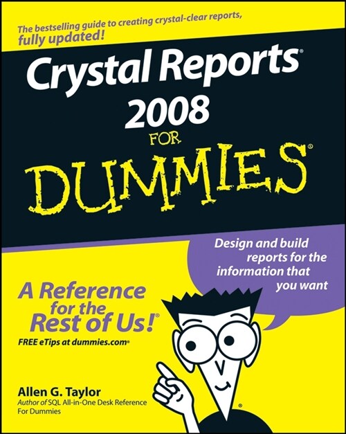 [eBook Code] Crystal Reports 2008 For Dummies (eBook Code, 1st)