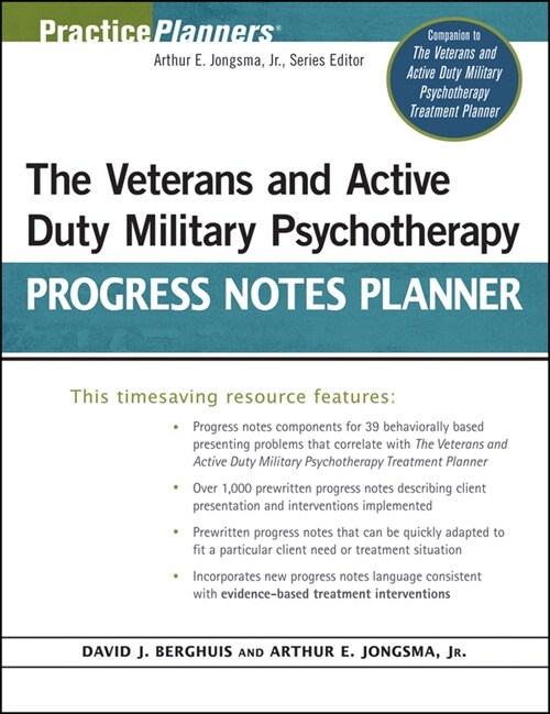 [eBook Code] The Veterans and Active Duty Military Psychotherapy Progress Notes Planner (eBook Code, 1st)
