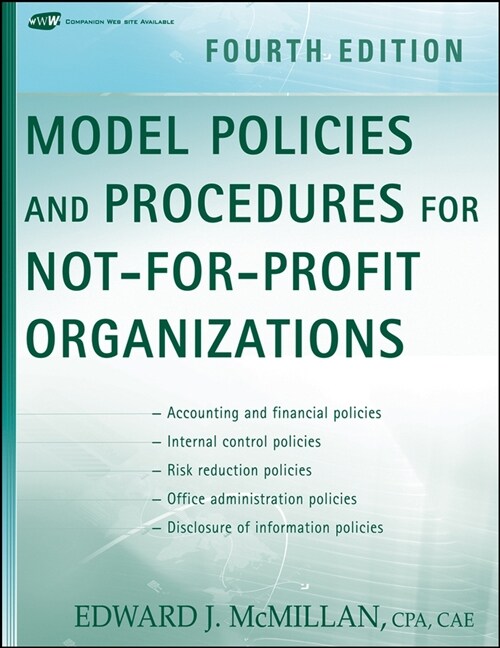 [eBook Code] Model Policies and Procedures for Not-for-Profit Organizations (eBook Code, 4th)