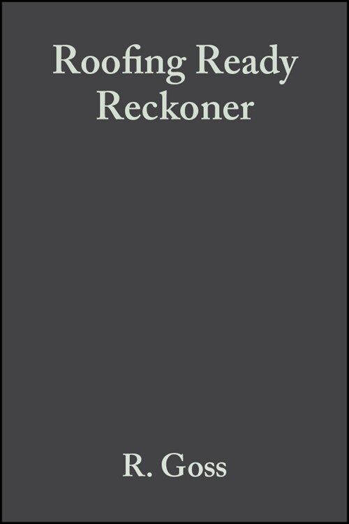 [eBook Code] Roofing Ready Reckoner (eBook Code, 3rd)