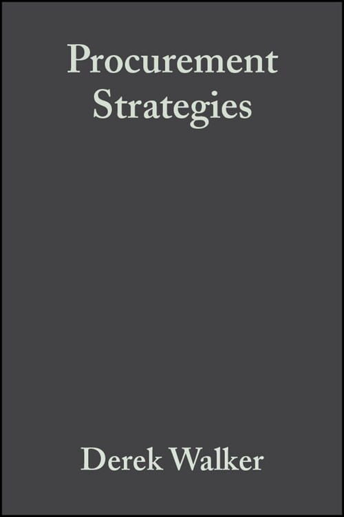 [eBook Code] Procurement Strategies (eBook Code, 1st)