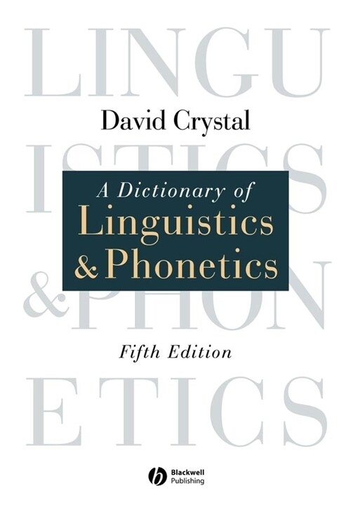 [eBook Code] A Dictionary of Linguistics and Phonetics (eBook Code, 5th)