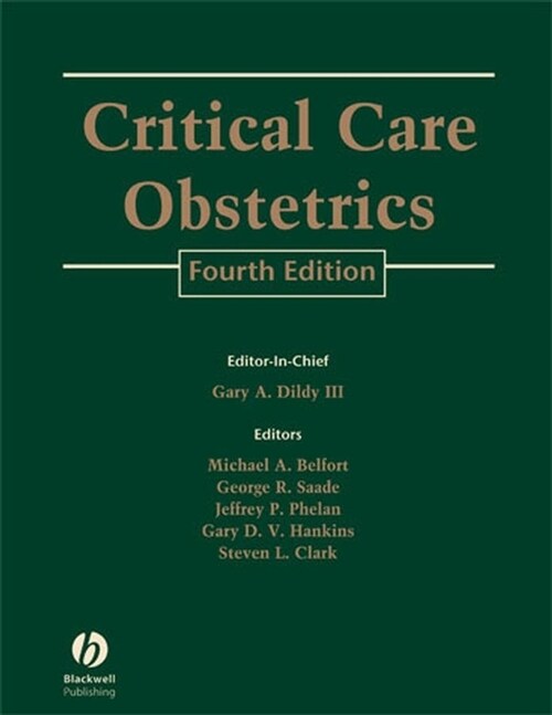 [eBook Code] Critical Care Obstetrics (eBook Code, 4th)