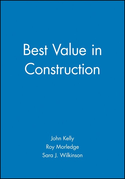 [eBook Code] Best Value in Construction (eBook Code, 1st)