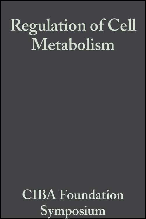 [eBook Code] Regulation of Cell Metabolism (eBook Code, 1st)