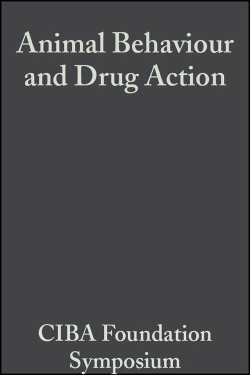[eBook Code] Animal Behaviour and Drug Action (eBook Code, 1st)