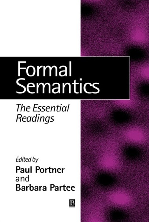 [eBook Code] Formal Semantics (eBook Code, 1st)
