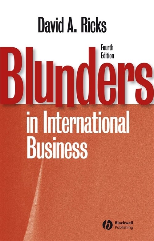[eBook Code] Blunders in International Business (eBook Code, 4th)
