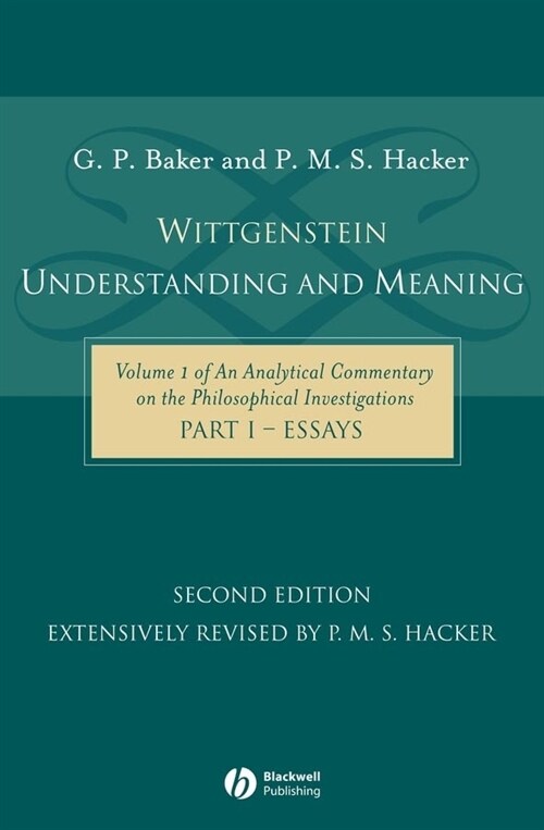 [eBook Code] Wittgenstein: Understanding and Meaning (eBook Code, 2nd)