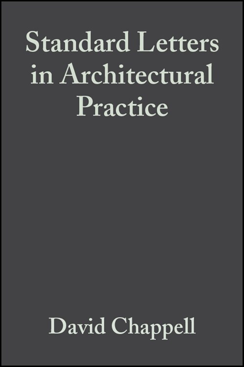 [eBook Code] Standard Letters in Architectural Practice (eBook Code, 3rd)