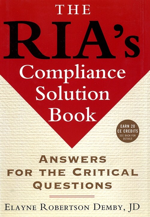 [eBook Code] The RIAs Compliance Solution Book (eBook Code, 1st)