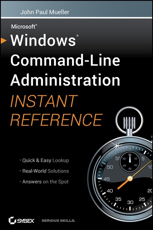 [eBook Code] Windows Command Line Administration Instant Reference (eBook Code, 1st)