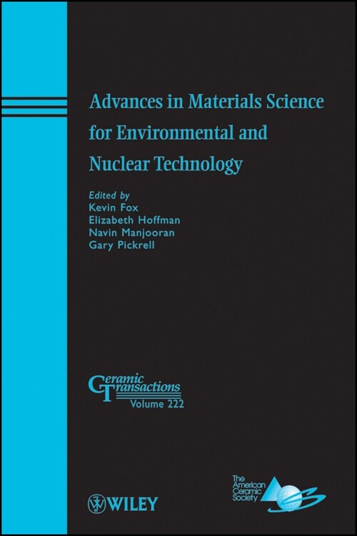 [eBook Code] Advances in Materials Science for Environmental and Nuclear Technology (eBook Code, 1st)