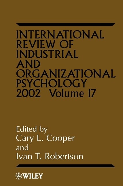 [eBook Code] International Review of Industrial and Organizational Psychology 2002 (eBook Code, 1st)