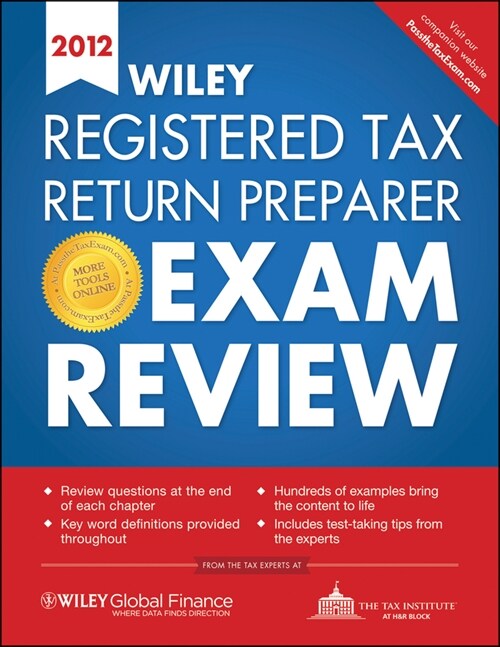 [eBook Code] Wiley Registered Tax Return Preparer Exam Review 2012 (eBook Code, 1st)