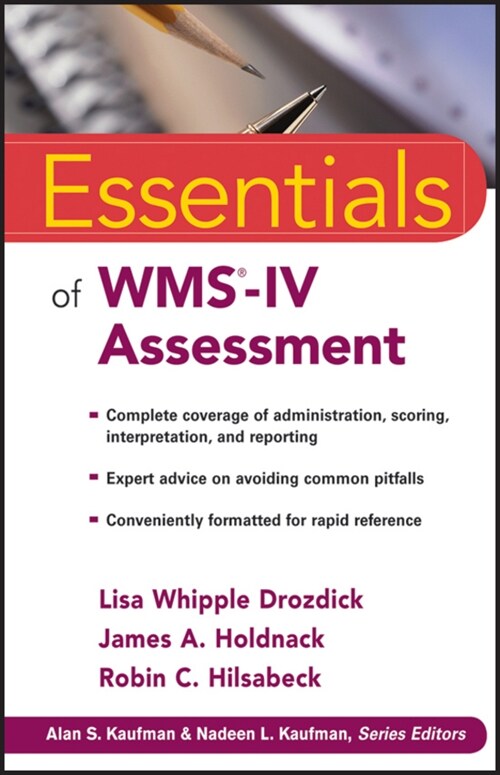 [eBook Code] Essentials of WMS-IV Assessment (eBook Code, 1st)