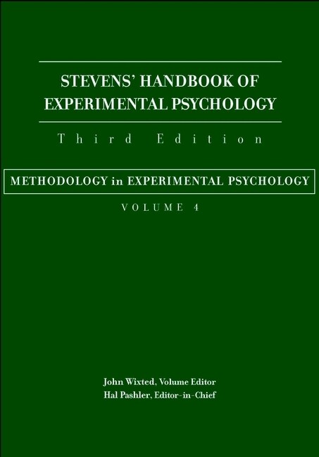 [eBook Code] Stevens Handbook of Experimental Psychology, Methodology in Experimental Psychology (eBook Code, 3rd)