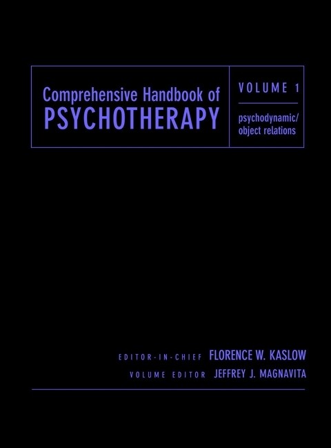 [eBook Code] Comprehensive Handbook of Psychotherapy, Psychodynamic/Object Relations (eBook Code, 1st)