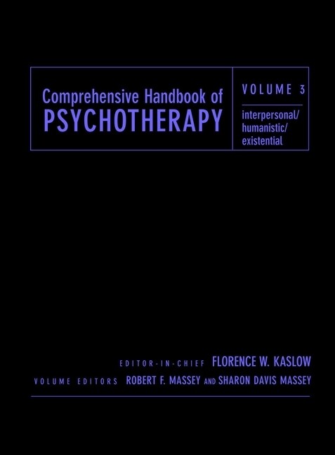 [eBook Code] Comprehensive Handbook of Psychotherapy, Interpersonal/Humanistic/Existential (eBook Code, 1st)