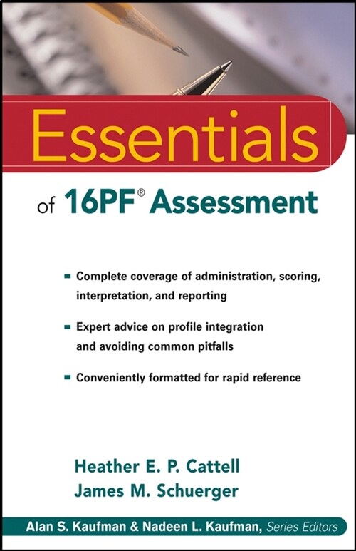 [eBook Code] Essentials of 16PF Assessment (eBook Code, 1st)