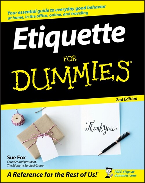 [eBook Code] Etiquette For Dummies (eBook Code, 2nd)