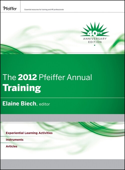 [eBook Code] The 2012 Pfeiffer Annual (eBook Code, 1st)