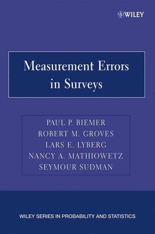 [eBook Code] Measurement Errors in Surveys (eBook Code, 1st)