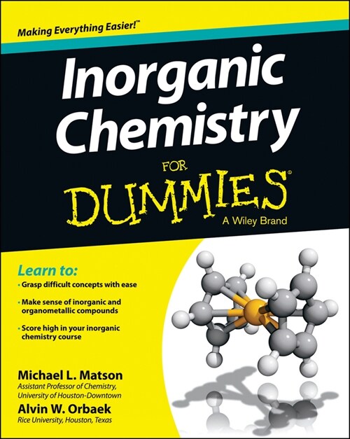 [eBook Code] Inorganic Chemistry For Dummies (eBook Code, 1st)