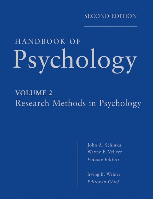 [eBook Code] Handbook of Psychology, Research Methods in Psychology (eBook Code, 2nd)