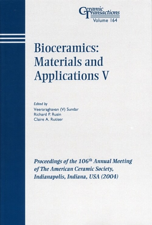 [eBook Code] Bioceramics: Materials and Applications V (eBook Code, 1st)