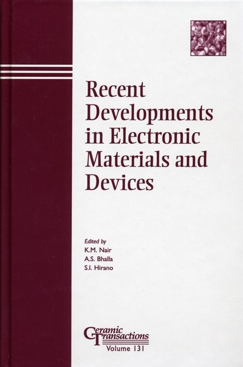 [eBook Code] Recent Developments in Electronic Materials and Devices (eBook Code, 1st)