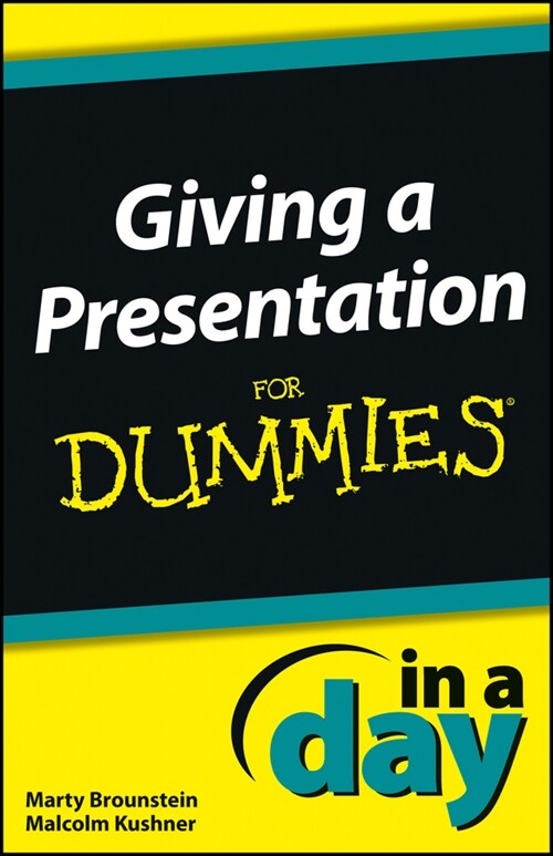 [eBook Code] Giving a Presentation In a Day For Dummies (eBook Code, 1st)