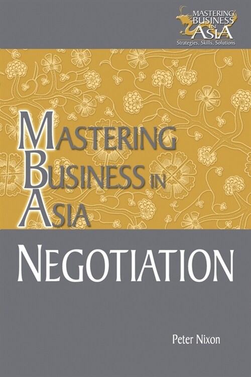 [eBook Code] Negotiation Mastering Business in Asia (eBook Code, 1st)