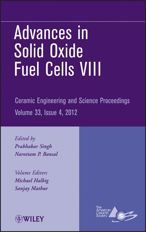 [eBook Code] Advances in Solid Oxide Fuel Cells VIII, Volume 33, Issue 4 (eBook Code, 1st)