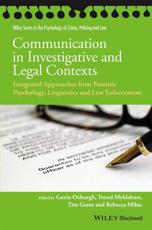 [eBook Code] Communication in Investigative and Legal Contexts (eBook Code, 1st)