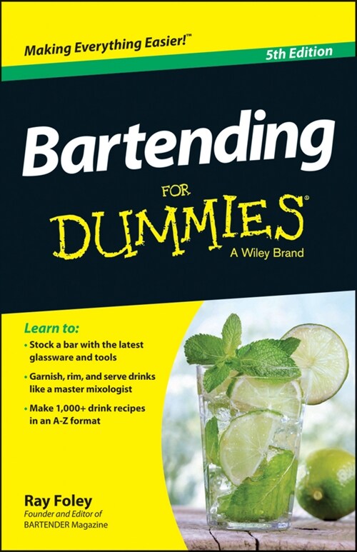 [eBook Code] Bartending For Dummies (eBook Code, 5th)