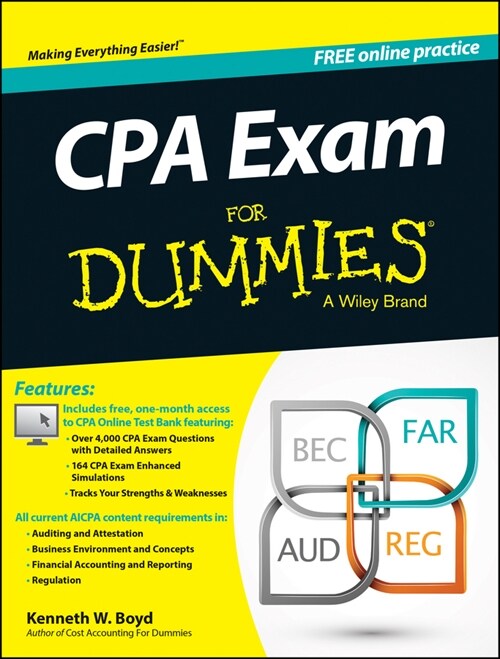 [eBook Code] CPA Exam For Dummies with Online Practice (eBook Code, 1st)