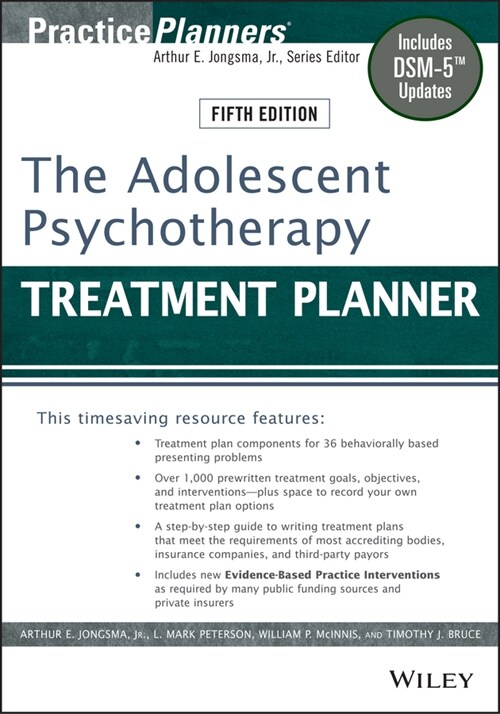 [eBook Code] The Adolescent Psychotherapy Treatment Planner (eBook Code, 5th)