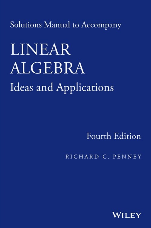 [eBook Code] Linear Algebra, Solutions Manual (eBook Code, 4th)