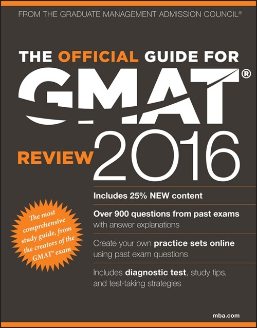[eBook Code] The Official Guide for GMAT Review 2016 with Online Question Bank and Exclusive Video (eBook Code, 15th)