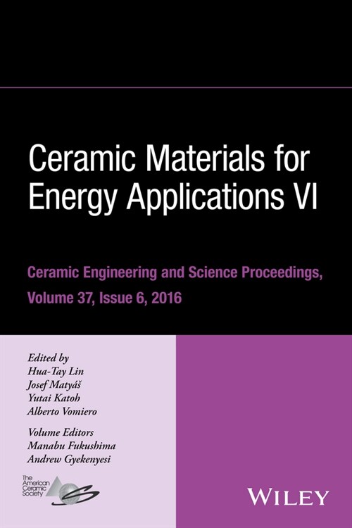 [eBook Code] Ceramic Materials for Energy Applications VI, Volume 37, Issue 6 (eBook Code, 1st)