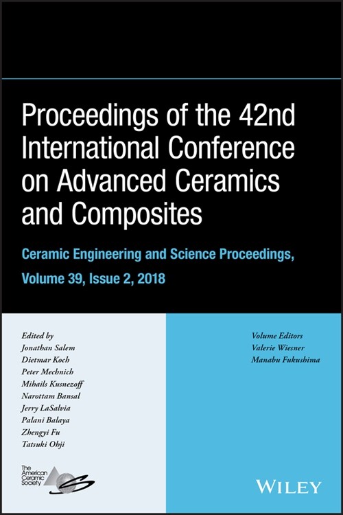 [eBook Code] Proceedings of the 42nd International Conference on Advanced Ceramics and Composites, Volume 39, Issue 2 (eBook Code, 1st)