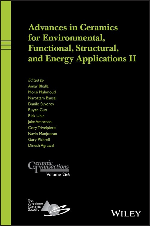 [eBook Code] Advances in Ceramics for Environmental, Functional, Structural, and Energy Applications II (eBook Code, 1st)