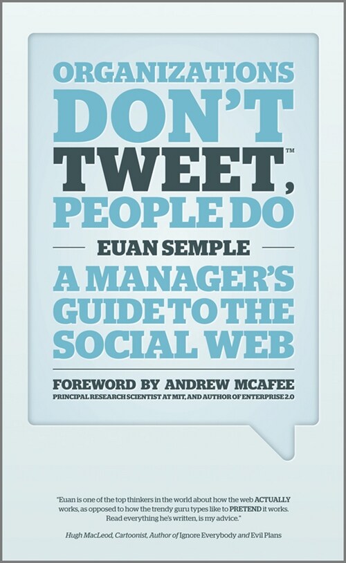 [eBook Code] Organizations Dont Tweet, People Do (eBook Code, 1st)