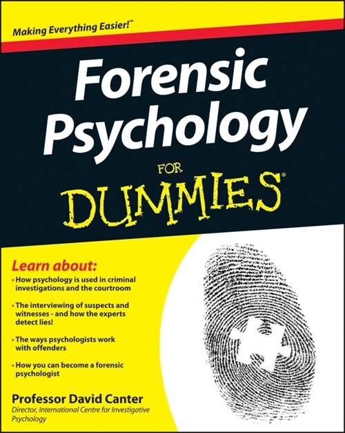 [eBook Code] Forensic Psychology For Dummies (eBook Code, 1st)